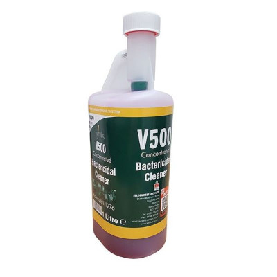Selden v500 bactericidal cleaner super concentrate 1 litre - pack of 6